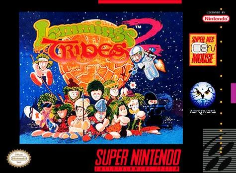 Lemmings 2: The Tribes box art