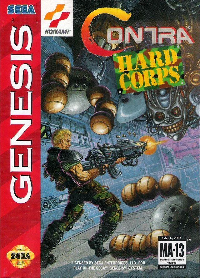 Contra: Hard Corps box art