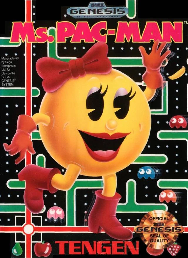 Ms. Pac-Man box art