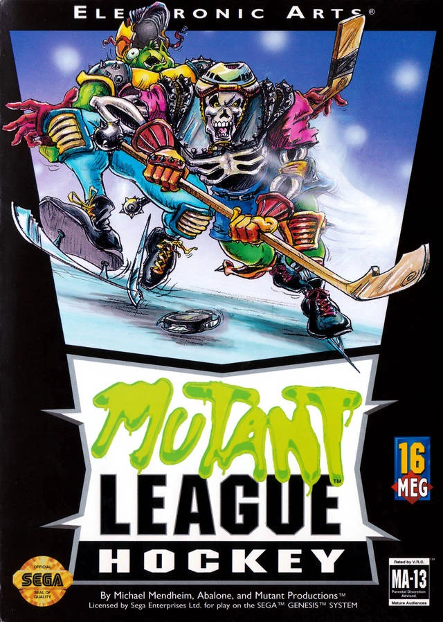 Mutant League Hockey box art