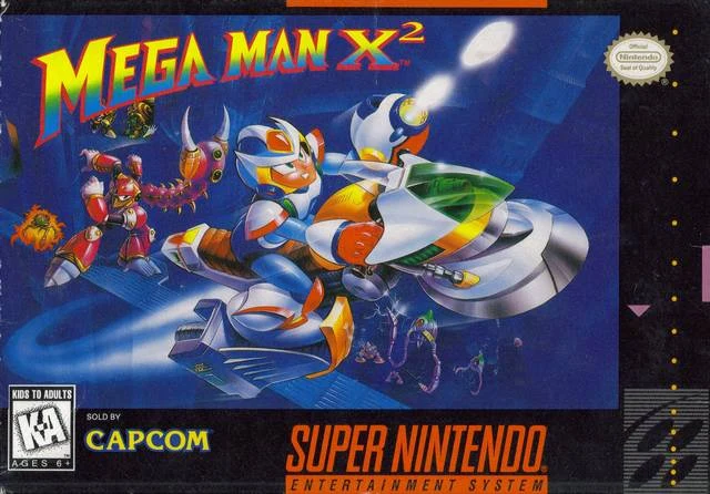 Mega Man X2 box art