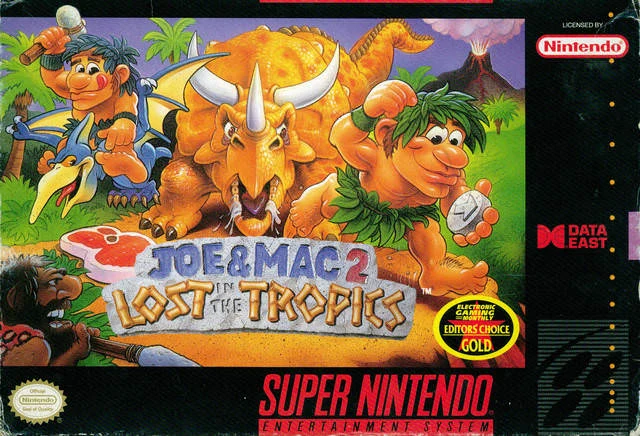 Joe & Mac 2: Lost in the Tropics box art