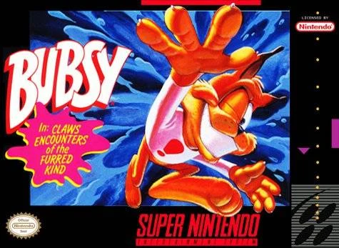 Bubsy in Claws Encounters of the Furred Kind box art