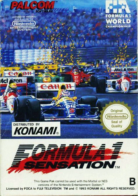 Formula 1 Sensation box art