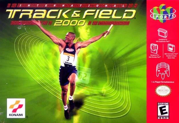 International Track & Field 2000 box art
