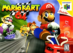 Mario Kart 64 box art