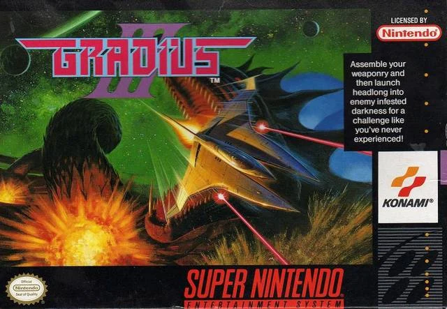 Gradius III box art