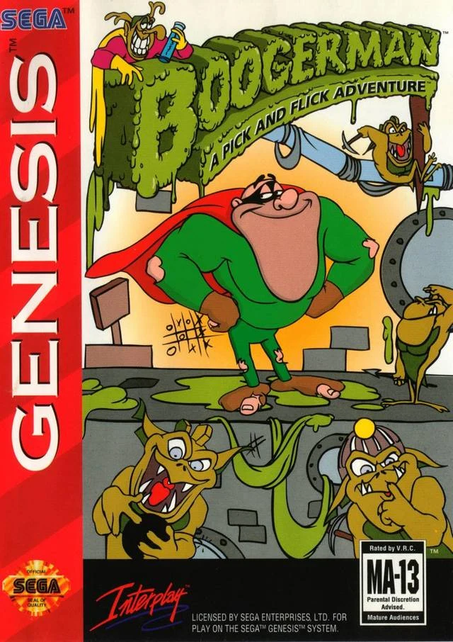 Boogerman: A Pick and Flick Adventure box art