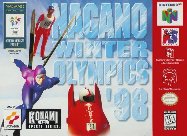 Nagano Winter Olympics 98 box art