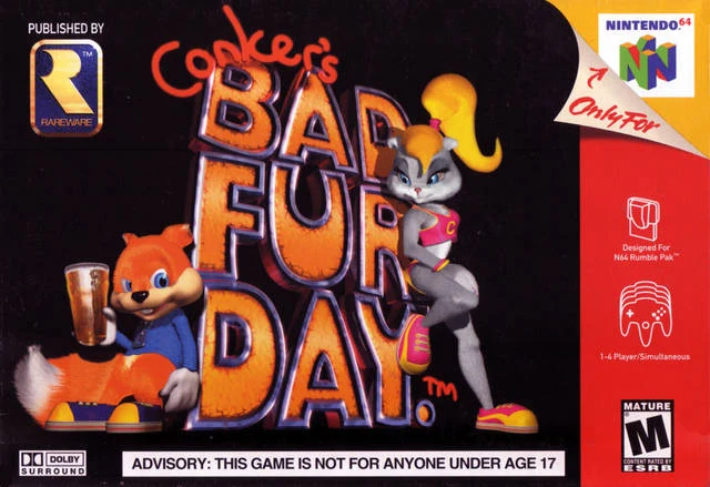 Conker's Bad Fur Day box art