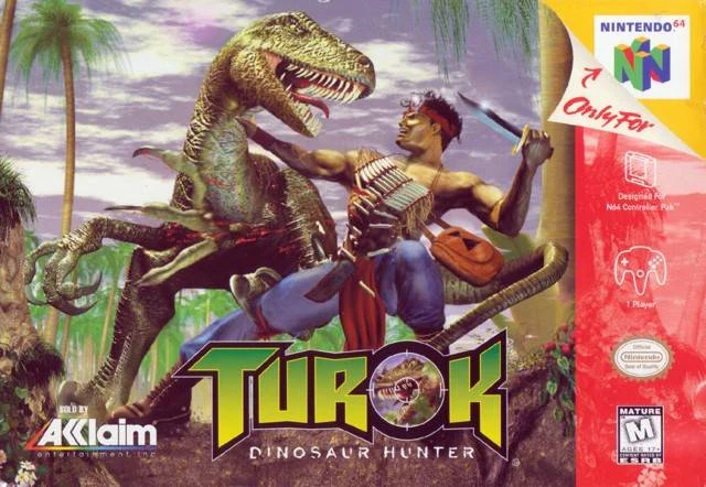 Turok: Dinosaur Hunter box art