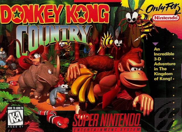 Donkey Kong Country box art