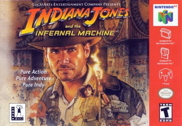 Indiana Jones and the Infernal Machine box art