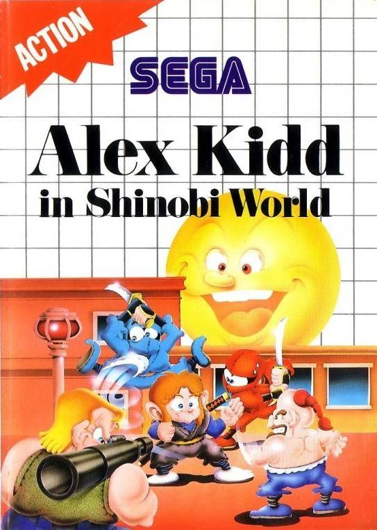 Alex Kidd in Shinobi World box art