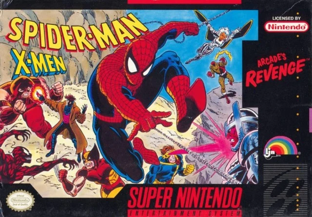 Spider-Man / X-Men: Arcade's Revenge box art