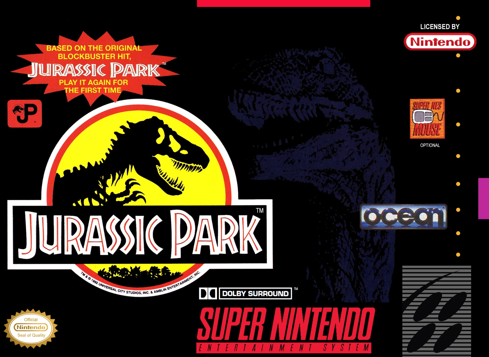 Jurassic Park box art