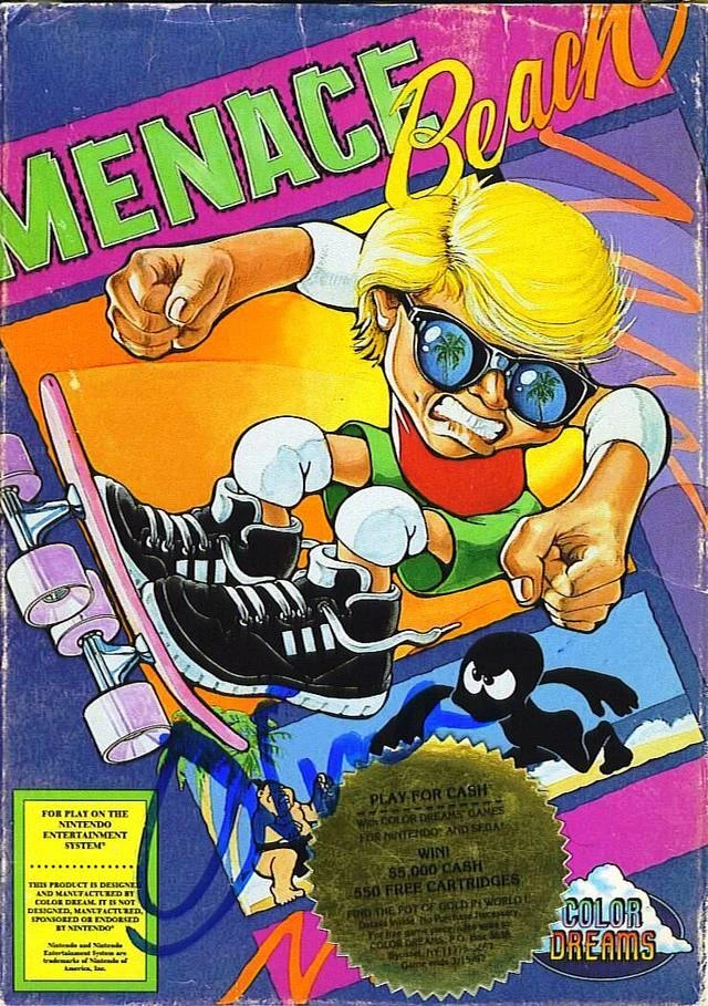 Menace Beach box art