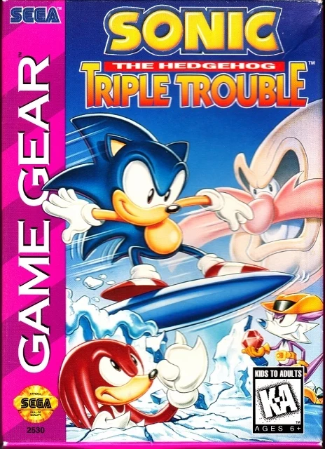 Sonic the Hedgehog: Triple Trouble box art