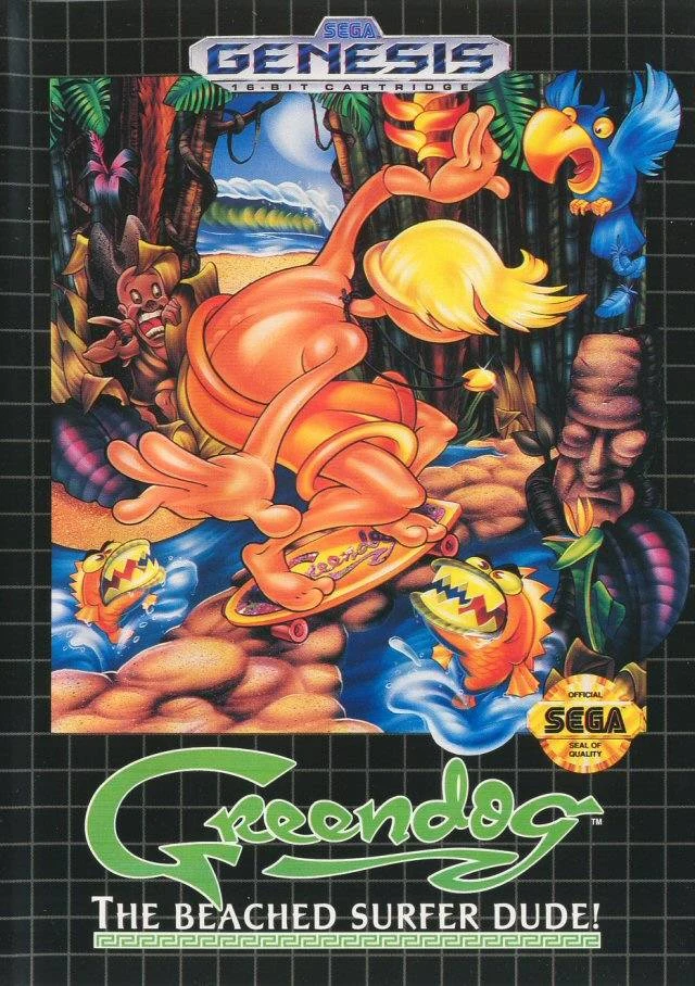 Greendog: The Beached Surfer Dude! box art