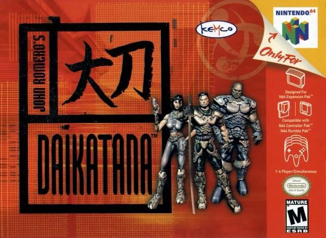 John Romero's Daikatana box art
