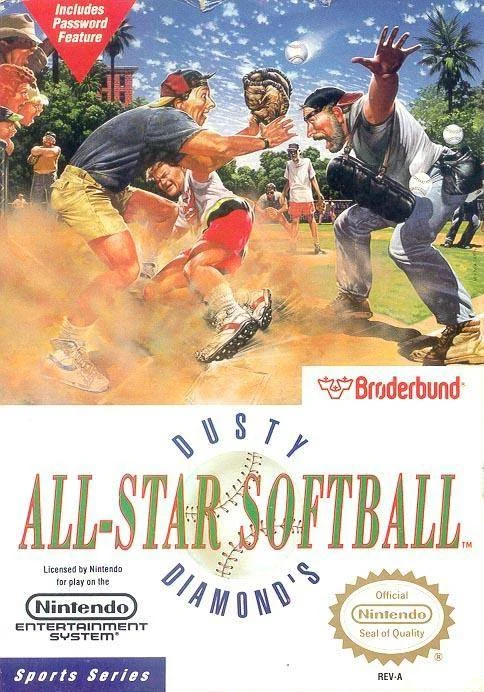 Dusty Diamond's All-Star Softball box art