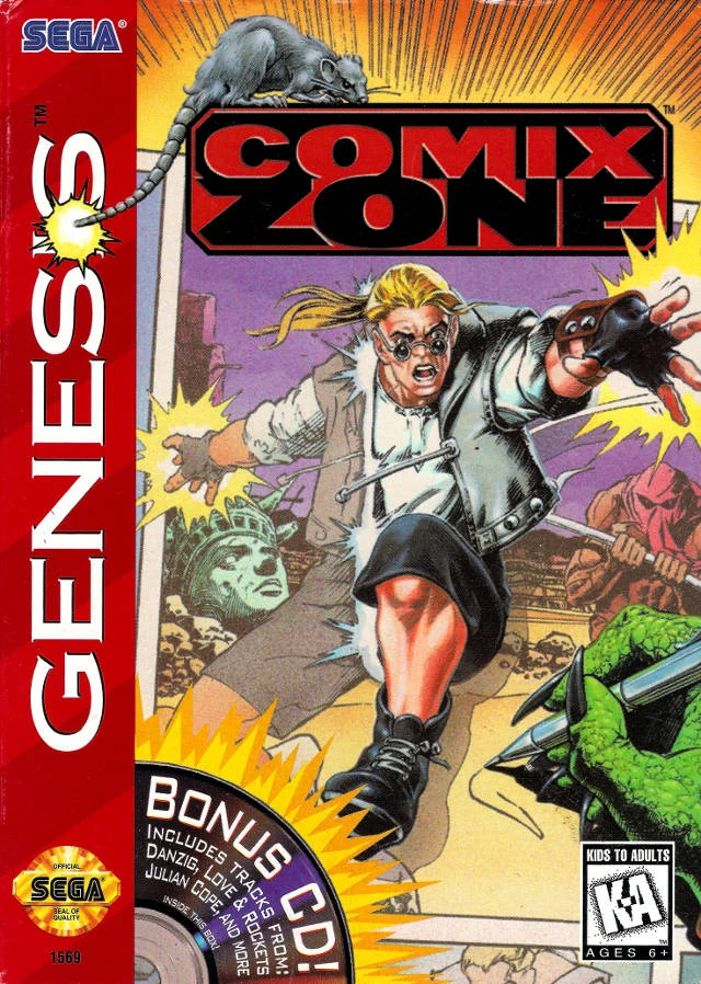 Comix Zone box art