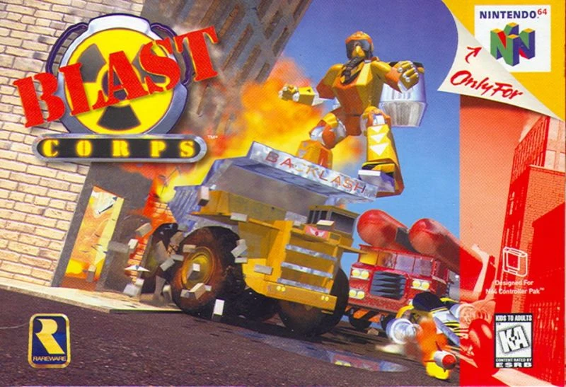 Blast Corps box art