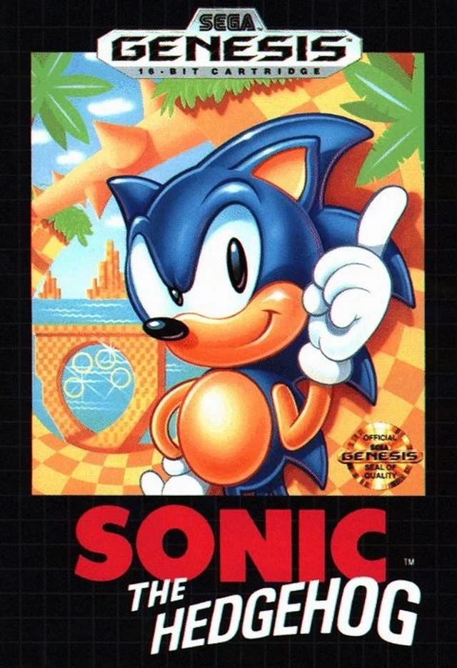 Sonic the Hedgehog box art