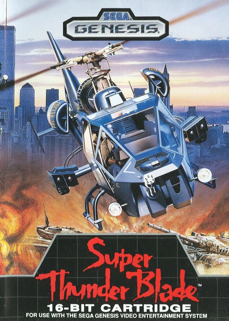 Super Thunder Blade box art