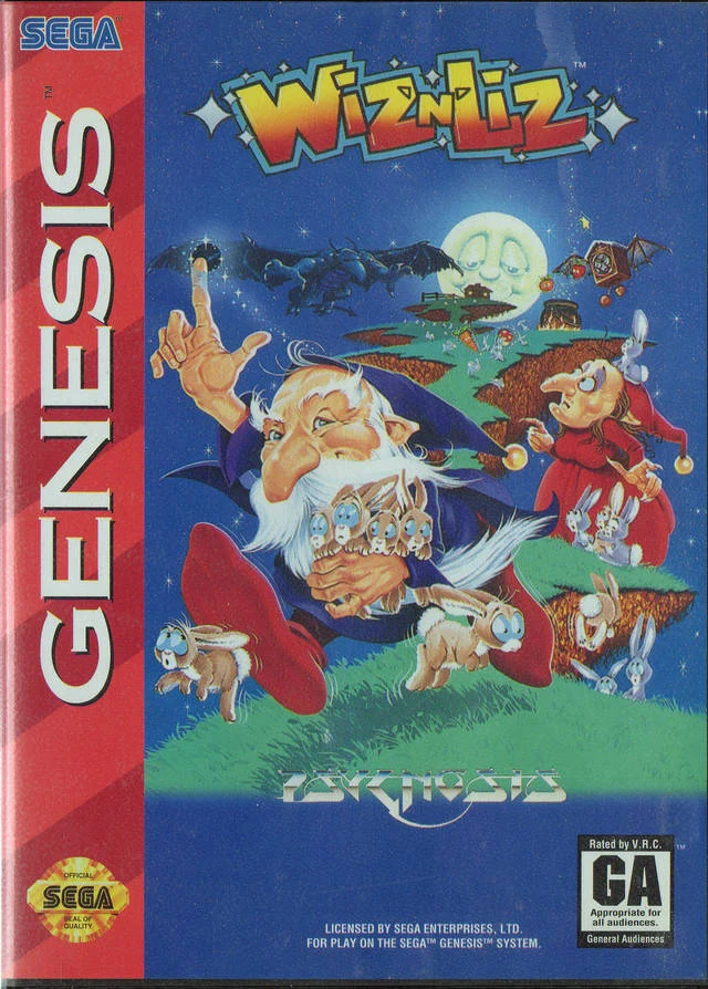 Wiz 'n' Liz box art