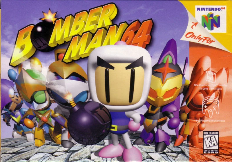 Bomberman 64 box art