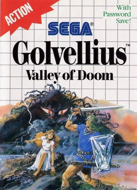 Golvellius: Valley of Doom box art