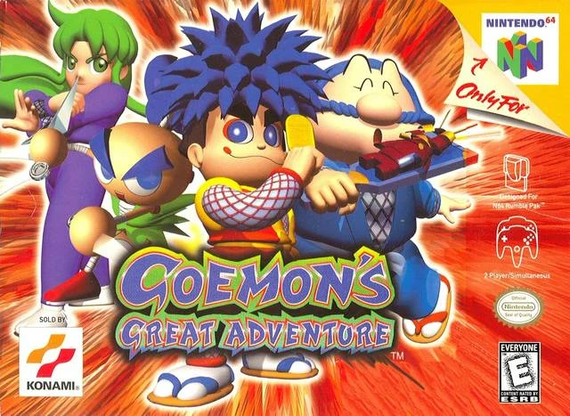 Goemon's Great Adventure box art