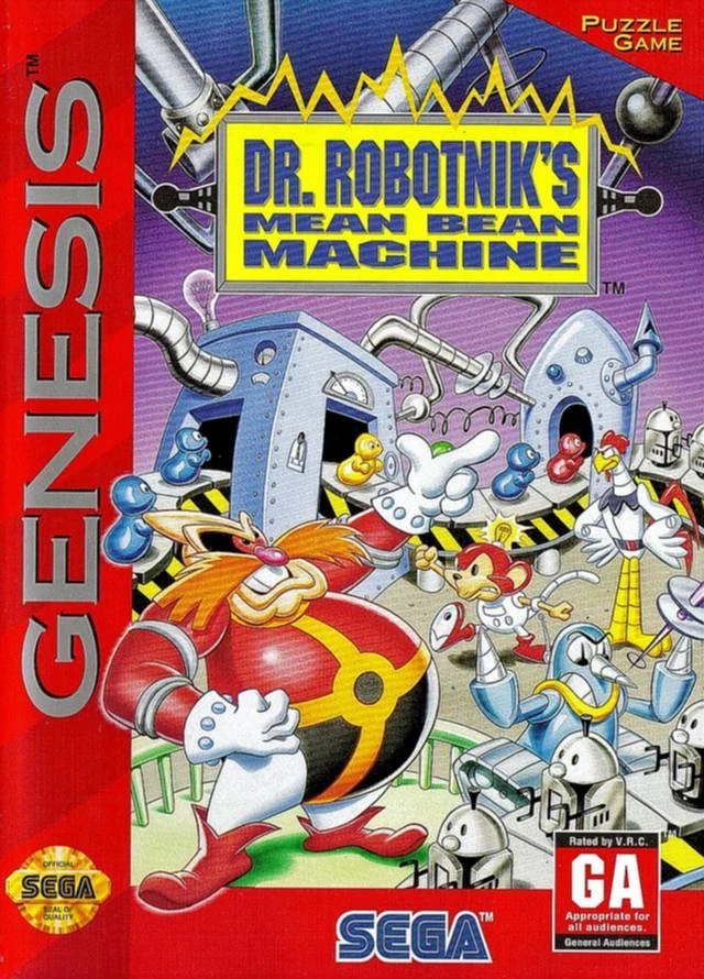 Dr. Robotnik's Mean Bean Machine box art