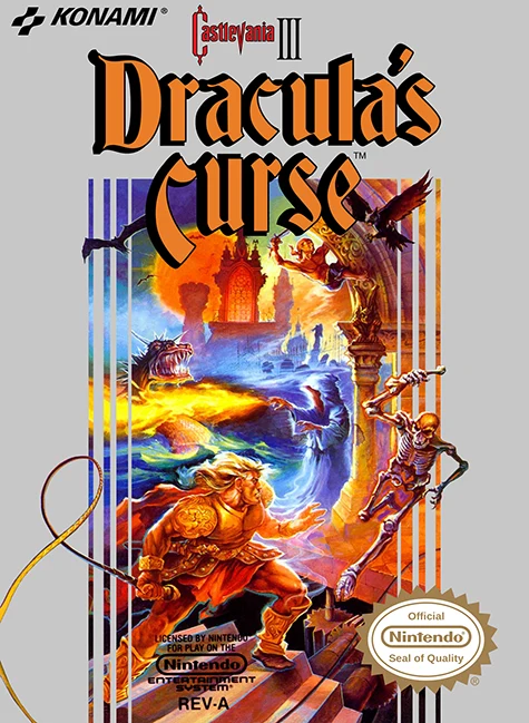 Castlevania III: Dracula's Curse box art