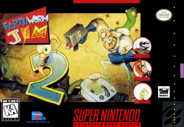 Earthworm Jim 2 box art