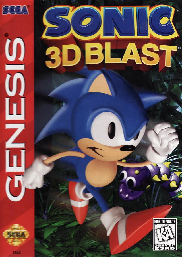 Sonic 3D Blast box art