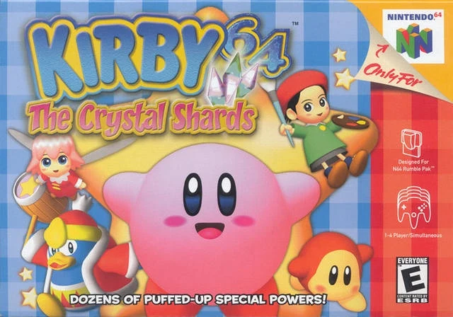 Kirby 64: The Crystal Shards box art