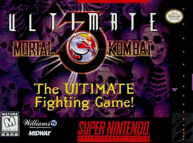 Ultimate Mortal Kombat 3 box art