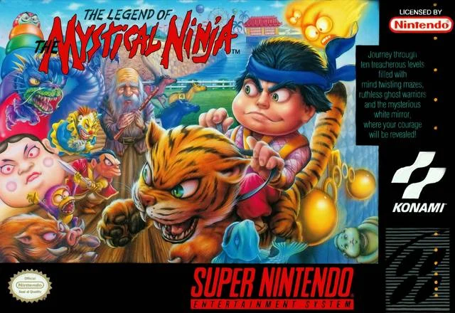 The Legend of the Mystical Ninja box art