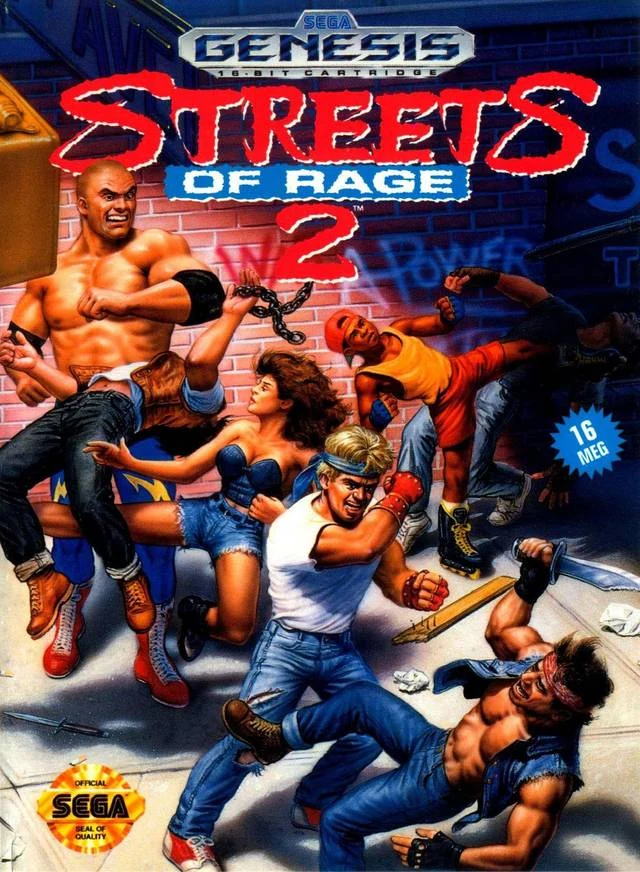 Streets of Rage 2 box art