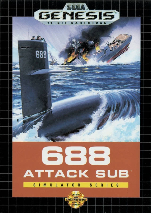 688 Attack Sub box art