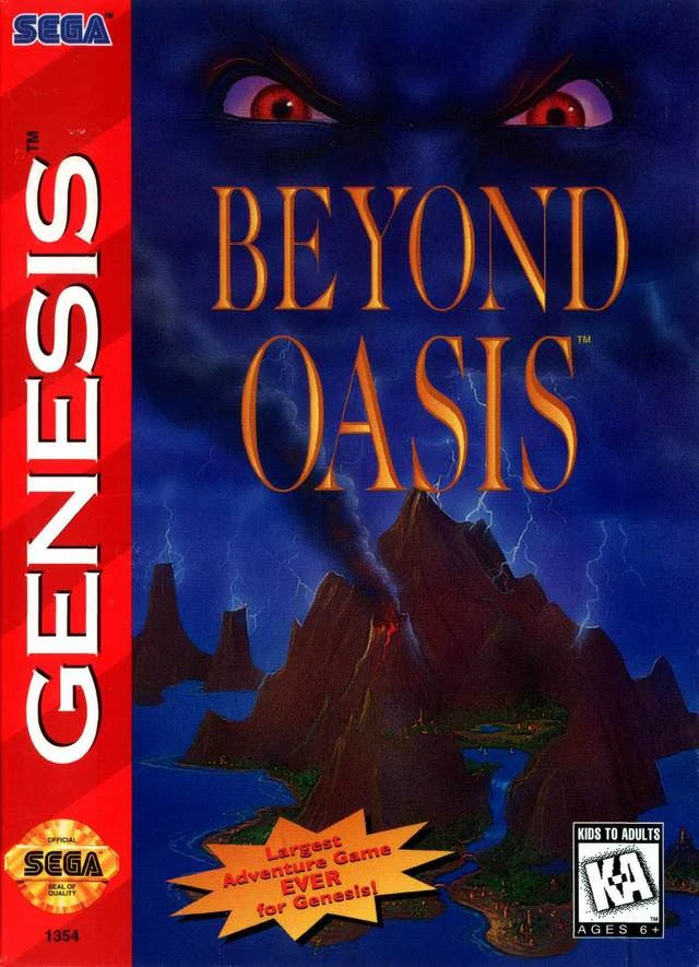 Beyond Oasis box art