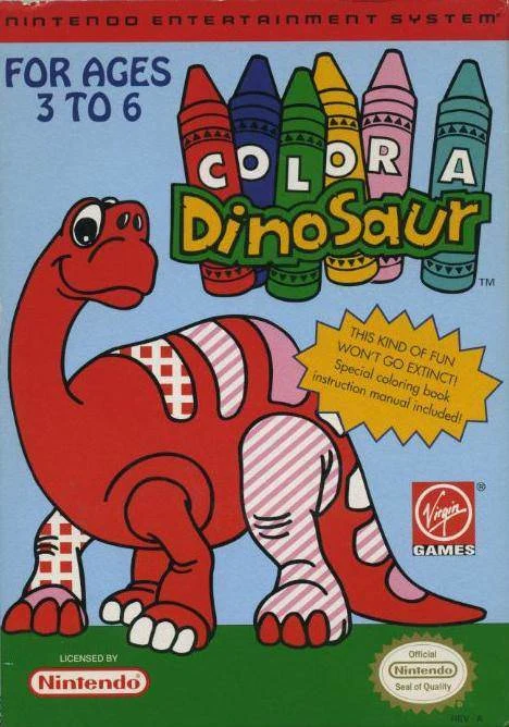 Color a Dinosaur box art