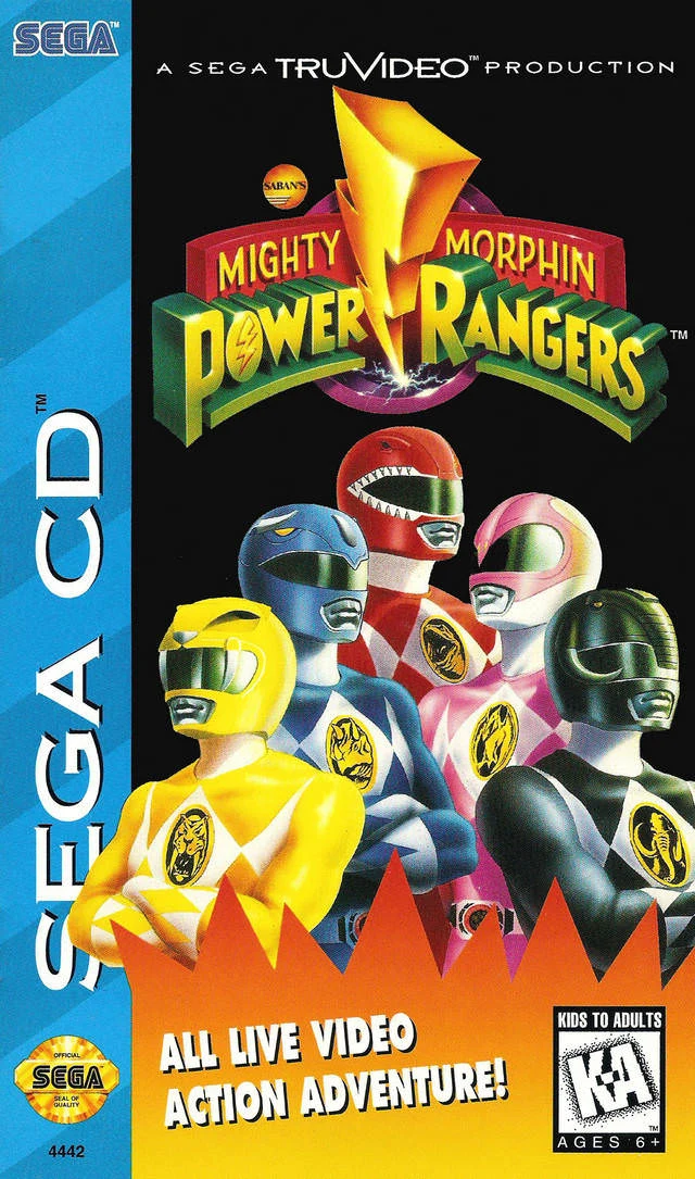Mighty Morphin Power Rangers box art