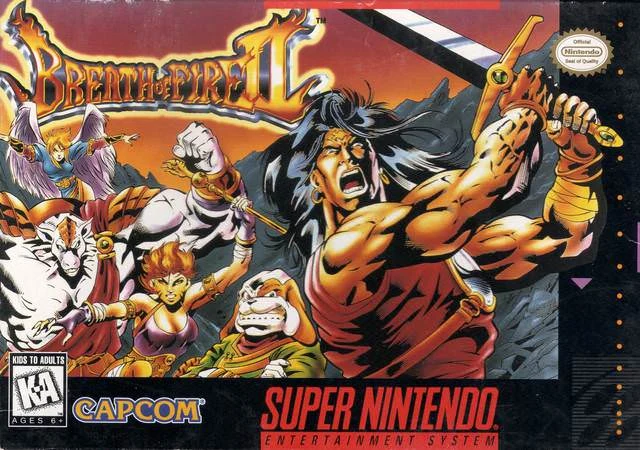 Breath of Fire II box art