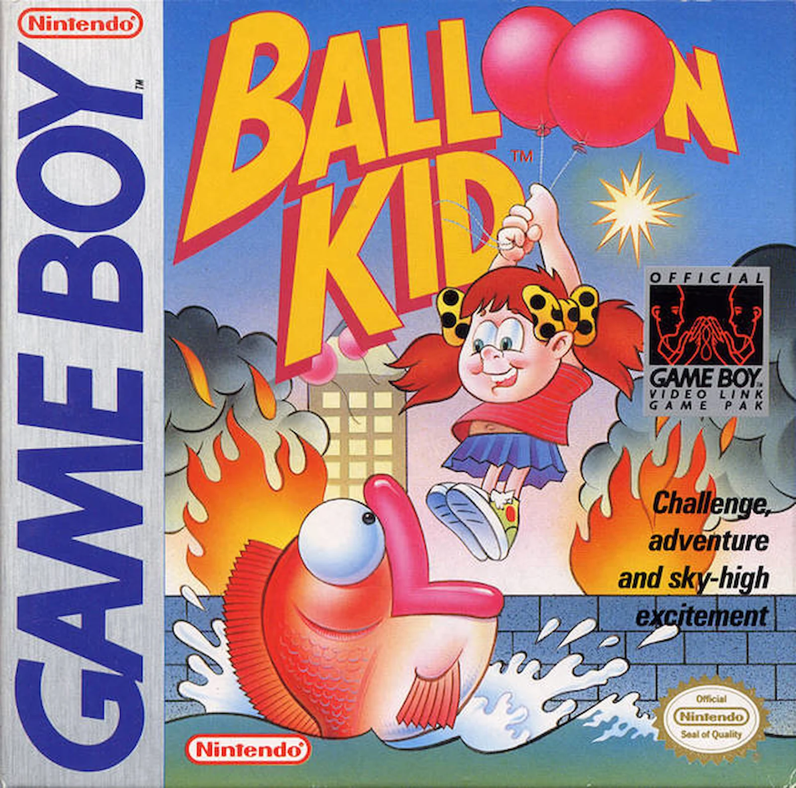 Balloon Kid box art