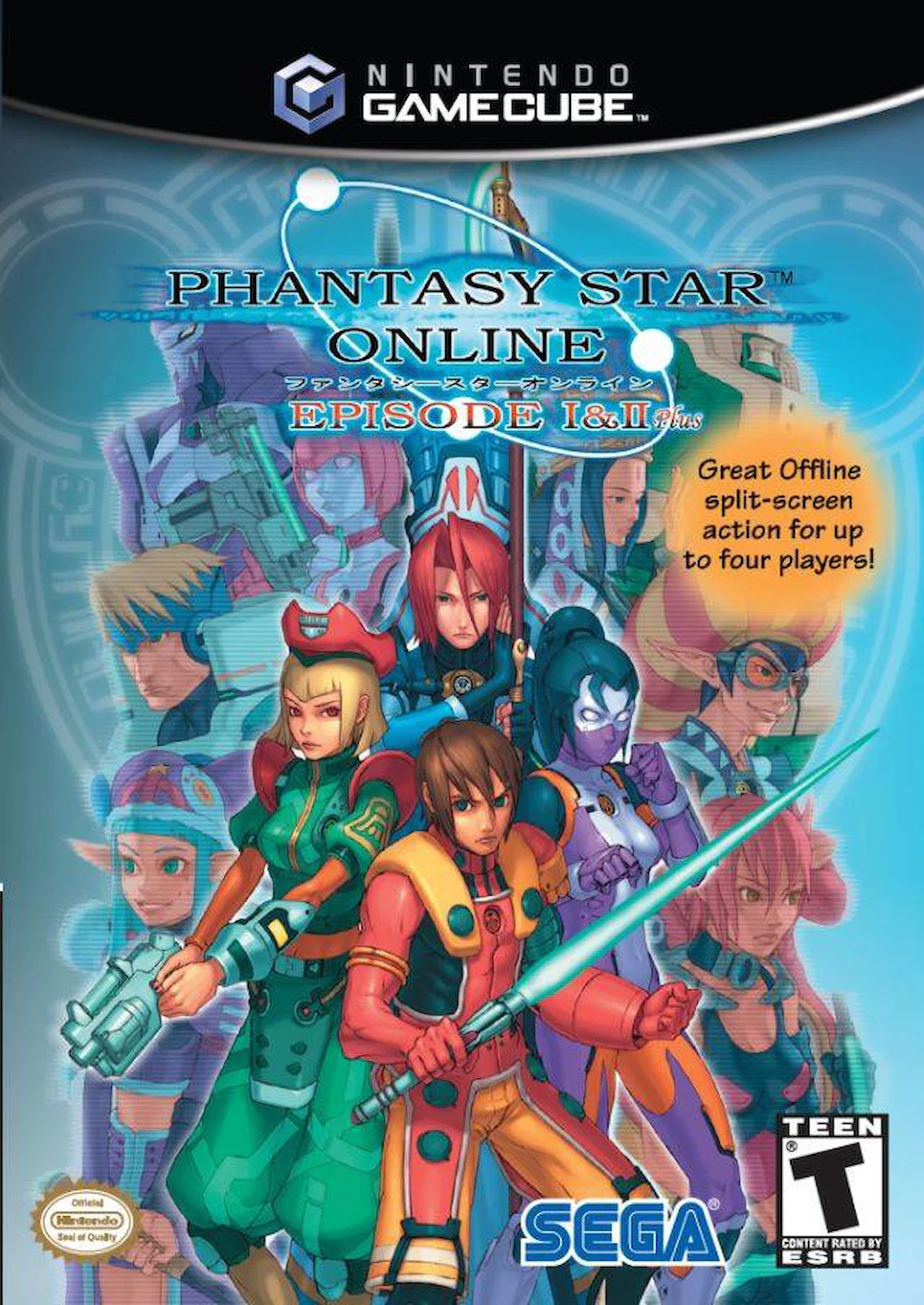Phantasy Star Online Episode I & II Plus box art